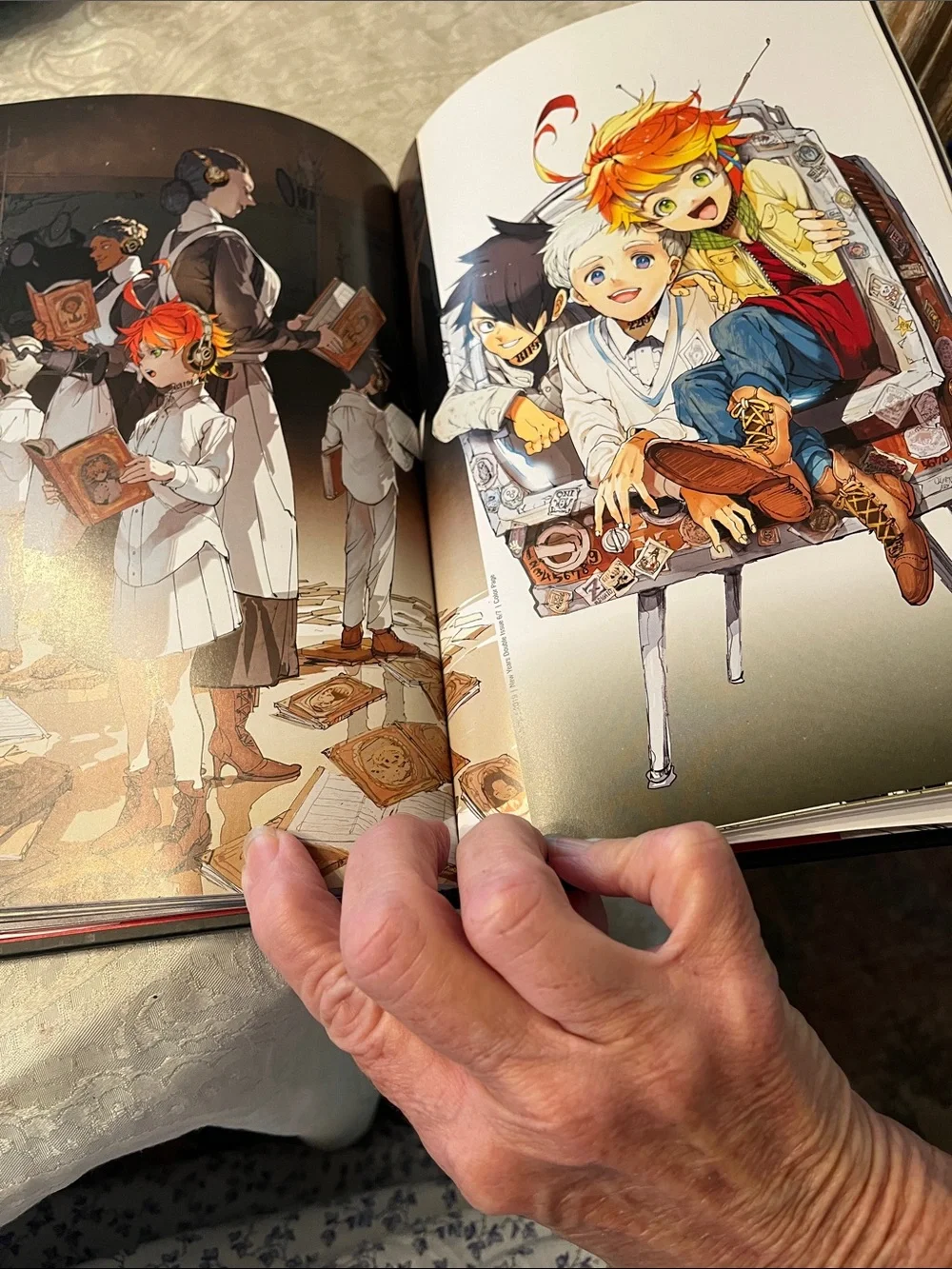 The Promised Neverland Art Book World by kaiu shirai EUC
